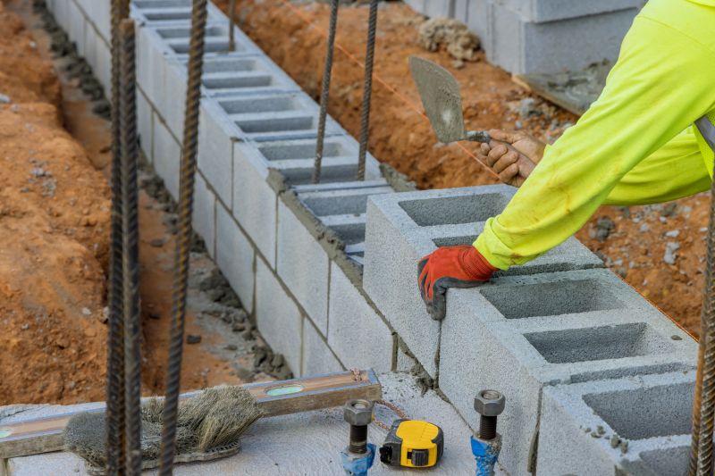 Block Foundation Installation in Norwalk, CT
