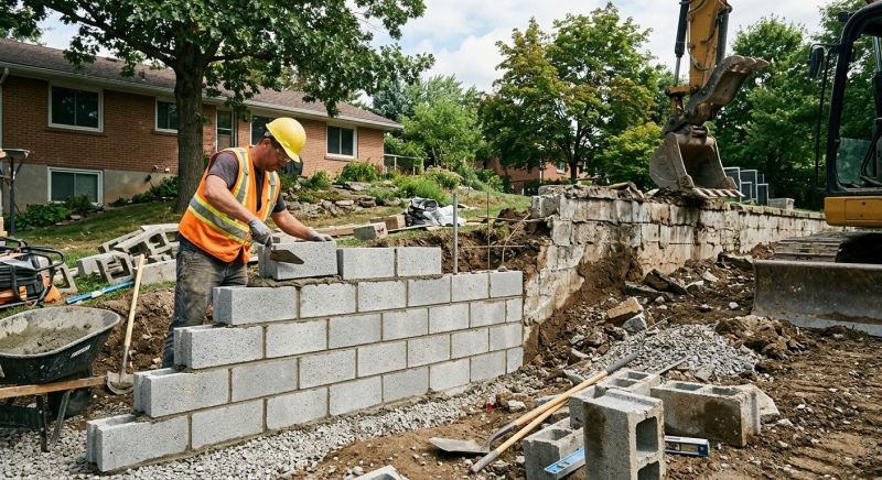 Block Foundation Installation in Fairfield County, CT