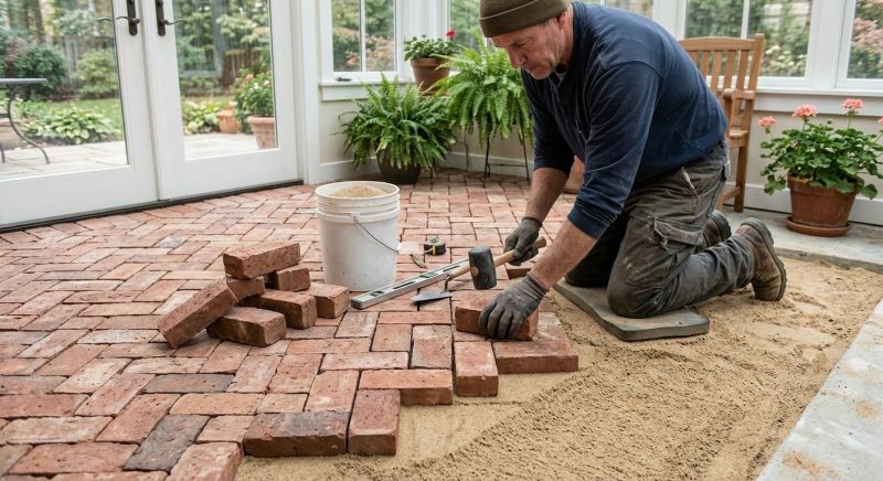Brick Walkway Installation in Boston, MA