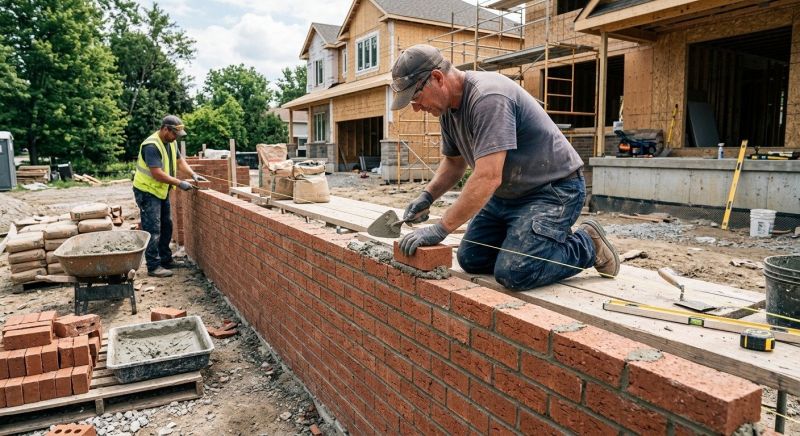 Brick Wall Installation in Boston, MA