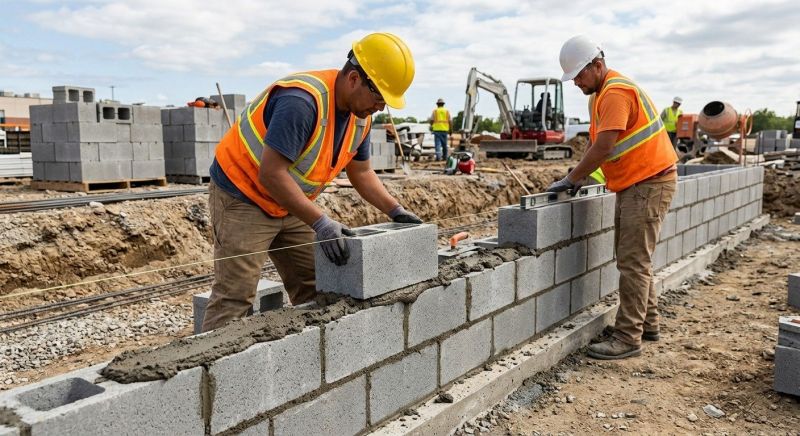 Cinder Blocks Installation in Worcester, MA