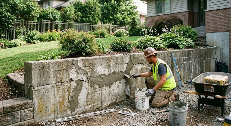 Stone Wall Repair in Cleveland, OH