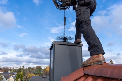 Chimney Sweeping for Soot Removal!